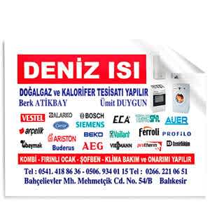 Klima Servisi Etiketi Yapışkanlı Motor Klima Kombi etiketi